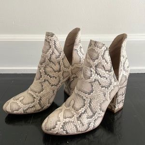 Steve Madden Animal Print Booties